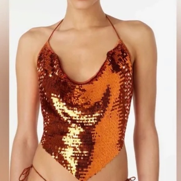 Oseree OSEREE Sequin Bandana. Size Small - Picture 4 of 10